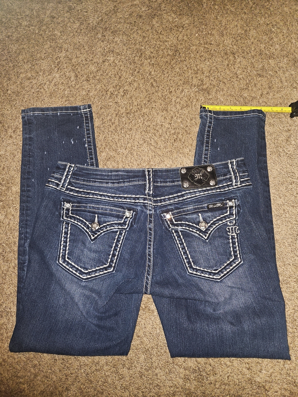 Miss Me Jeans 32x30 Skinny Dark Blue